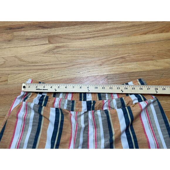 Prana Mariya Women's Shorts Swim Beach Swimwear Drawstring L White Striped - Picture 6 of 7